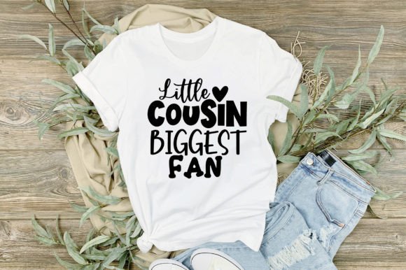 Download Little Cousin Biggest Fan Svg - Premium Bundle