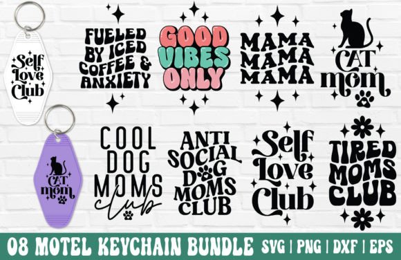 Download Motel Keychain SVG Bundle - Keychain PNG - Keychain svg Collection