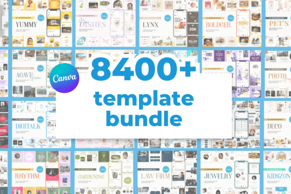 Download 8400+ Social Media Canva Template Bundle - Template bundle Collection