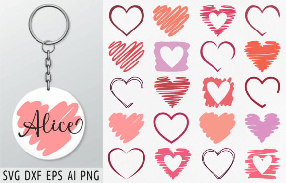 Download Heart Keychain Svg Brush Stroke Svg Png - Keychain svg Collection