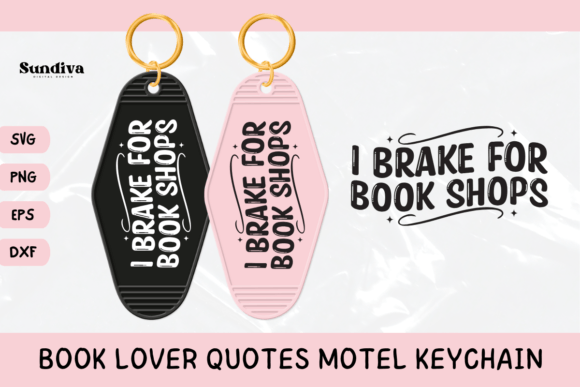 Download Book Lovers Motel Keychain SVG 2 - Keychain svg Collection